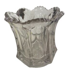 Helsey Fostoria Early American Pattern Glass Convex Circle Spooner